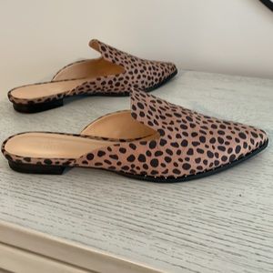 LOFT Factory animal print mules